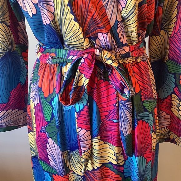 [Chelsea Gunn] Colorful Shell Pattern Maxi Dress - Size Small - Picture 4 of 6